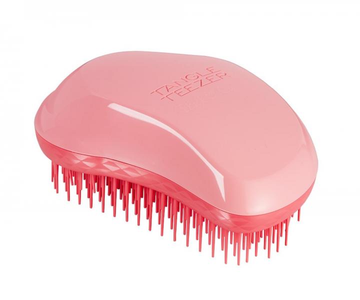 Kartáč na rozčesávání hustých a kudrnatých vlasů Tangle Teezer Original Thick and Curly Lipstick Duo - růžový
