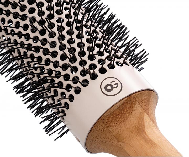 Kulatý foukací kartáč Olivia Garden Bamboo Touch Thermal - 63 mm