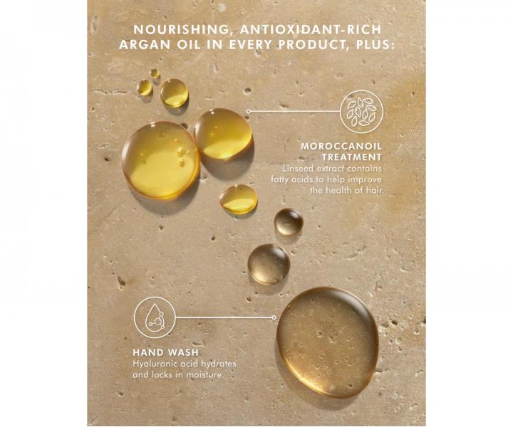 D�rkov� sada olejov� p��e Moroccanoil Treatment Hair & Hand Heroes + tekut� m�dlo na ruce Moroccanoil zdarma
