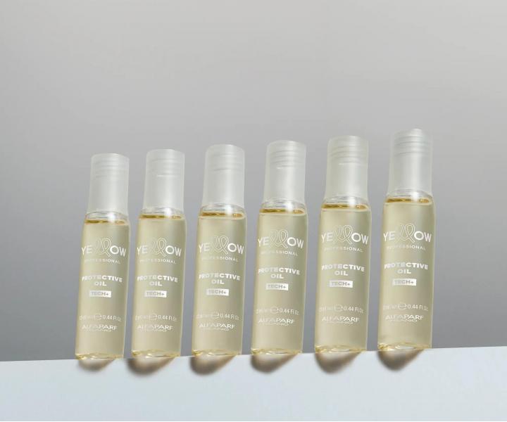 Ochrann� olej na vlasy a poko�ku hlavy p�i barven� a zesv�tlov�n� Yellow Professional Tech+ Protective Oil - 6 x 13 ml