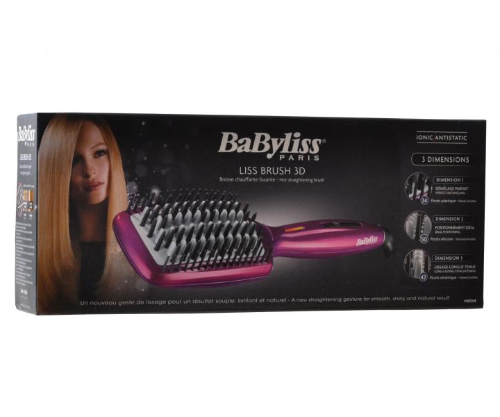 Profesionální žehlicí kartáč na vlasy BaByliss Liss Brush 3D