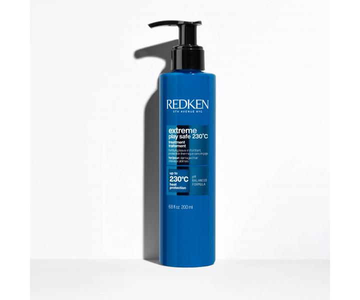 Bezoplachov pe s tepelnou ochranou pro poslen pokozench vlas Redken Extreme - 200 ml