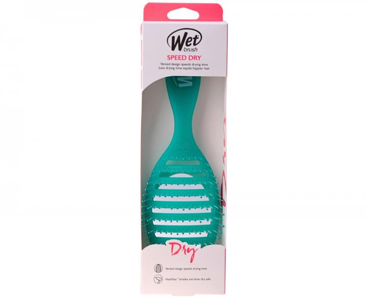 Kartáč na rozčesávání a foukání vlasů Wet Brush Speed Dry Green Juice - zelený