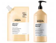�ampon pro such� a po�kozen� vlasy Lor�al Professionnel Serie Expert Absolut Repair - 1000 ml, n�hradn� n�pl�