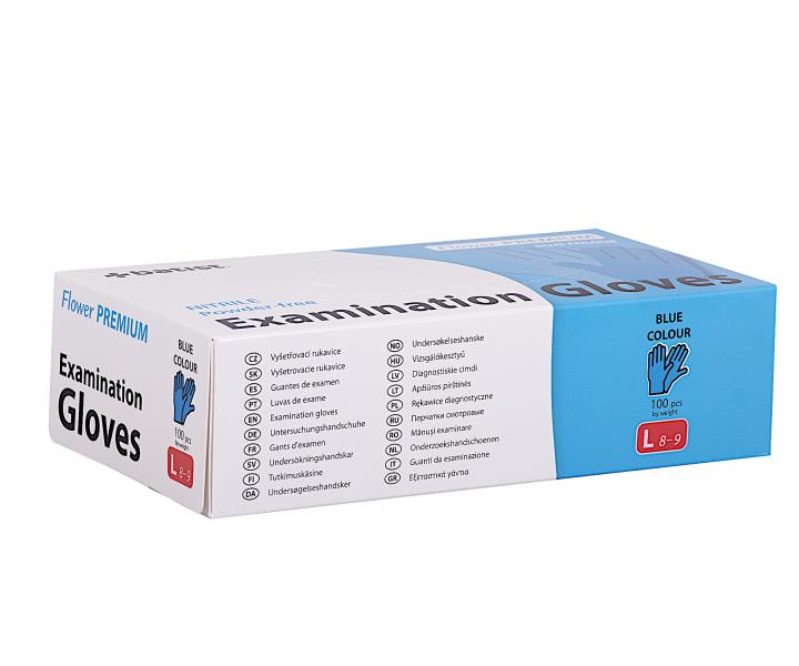 Jednorázové nitrilové rukavice Batist Flower Premium 100 ks - L