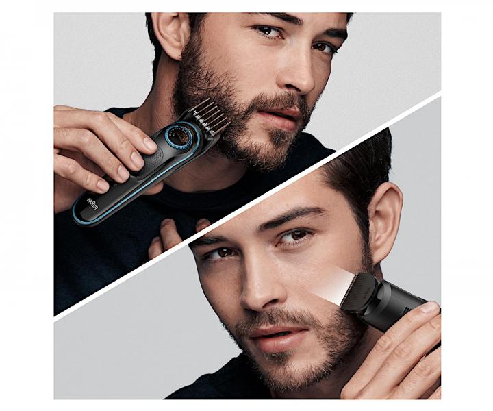 Zastřihovač vlasů a vousů Braun BeardTrimmer 3 BT3340 + holicí strojek Gillette Proglide zdarma