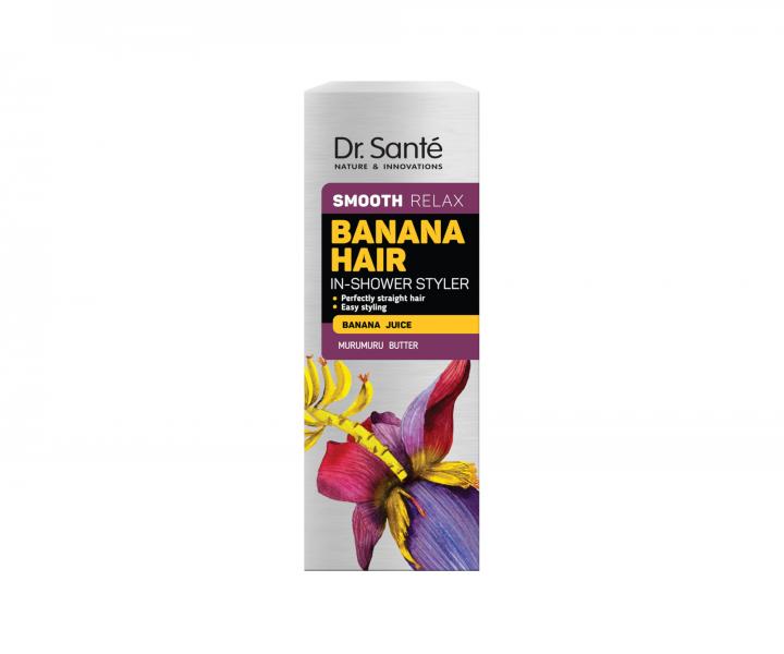 Podpora šamponu pro uhlazení vlasů Dr. Santé Smooth Relax Banana Hair In-Shower Styler - 100 ml