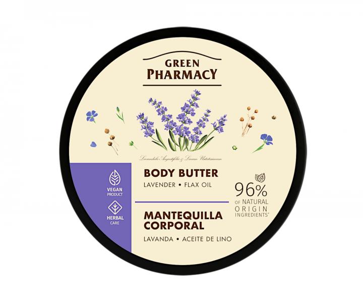 Tlov mslo s levandul a lnnm olejem Green Pharmacy Body Butter - 200 ml