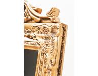 Kadeřnické zrcadlo Kare Baroque Gold - zlaté, 180 x 45 cm