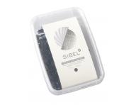 Vlnitá sponka Sibel Best Grips - 5 cm, matná černá - 250 g