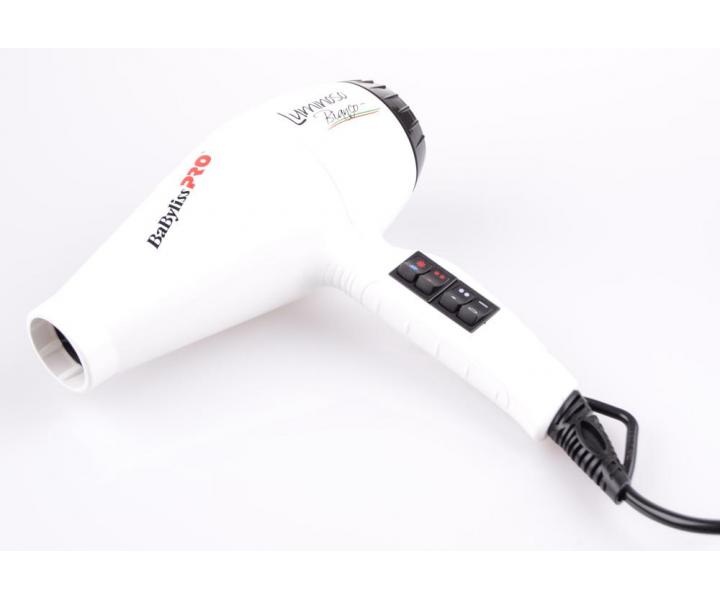 Fén na vlasy BaByliss Pro Luminoso Bianco- 2100 W, bílý