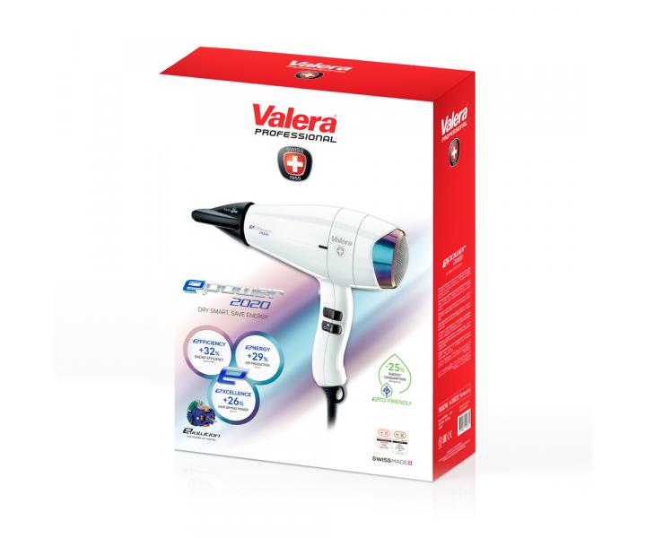 Profesionální fén na vlasy Valera ePower 2020 eQ - 1600 W, bílý