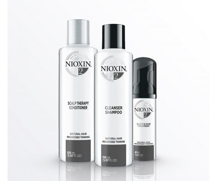 Kondicionér pro silně řídnoucí přírodní vlasy Nioxin System 2 Scalp Therapy Conditioner - 300 ml