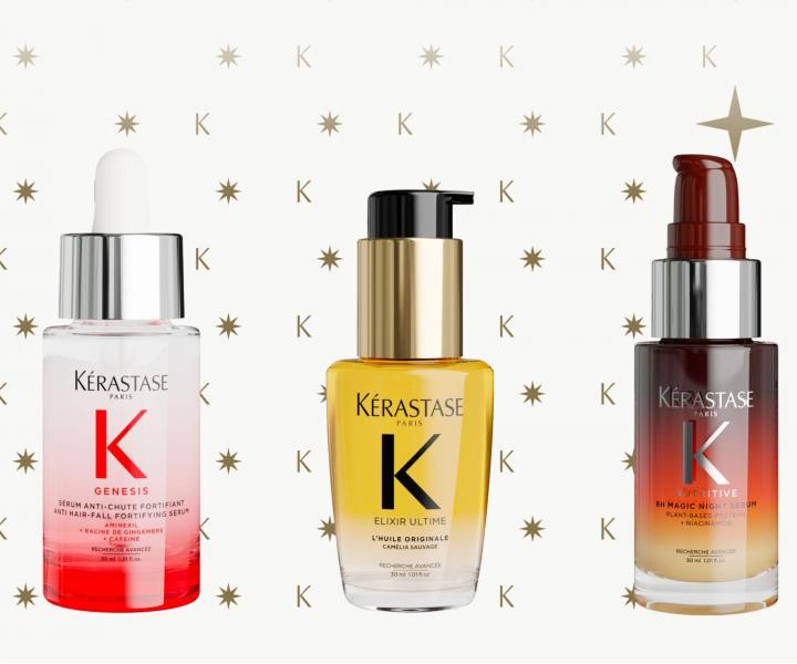 D�rkov� sada pro intenzivn� lesk, s�lu a hydrataci vlas� K�rastase Mini Iconics Trio Set