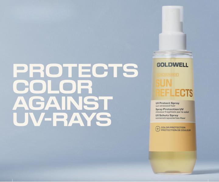 Bezoplachov� sprej na vlasy vystaven� slunci Goldwell Dualsenses Sun Reflects UV Protect Spray - 150 ml