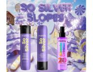 D�rkov� sada pro neutralizaci �lut�ch t�n� blond a mel�rovan�ch vlas� Matrix So Silver Slopes