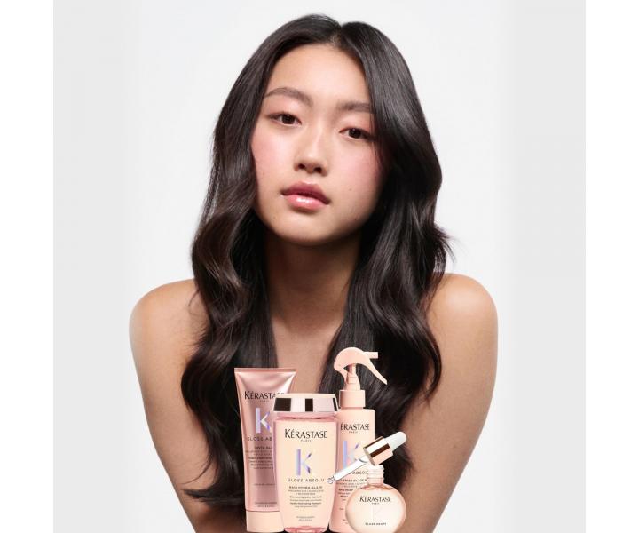 Sada pro vlasy se sklonem ke krepatn Krastase Gloss Absolu + kart zdarma