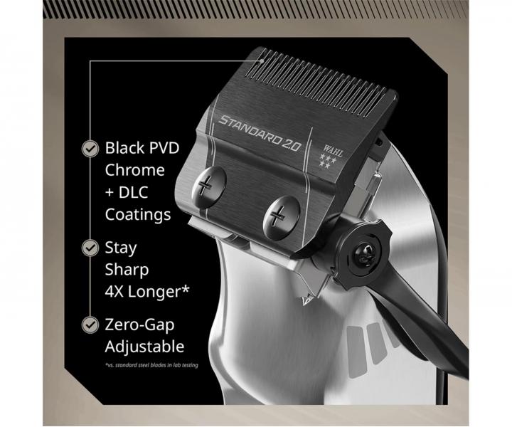 Profesion�ln� strojek na vlasy Wahl Senior 2.0 Professional Cordless Clipper - �ern�