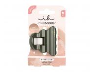 Sk�ipec do vlas� Invisibobble Everclaw M Piny Plateau - metalick� tmav� �ed�