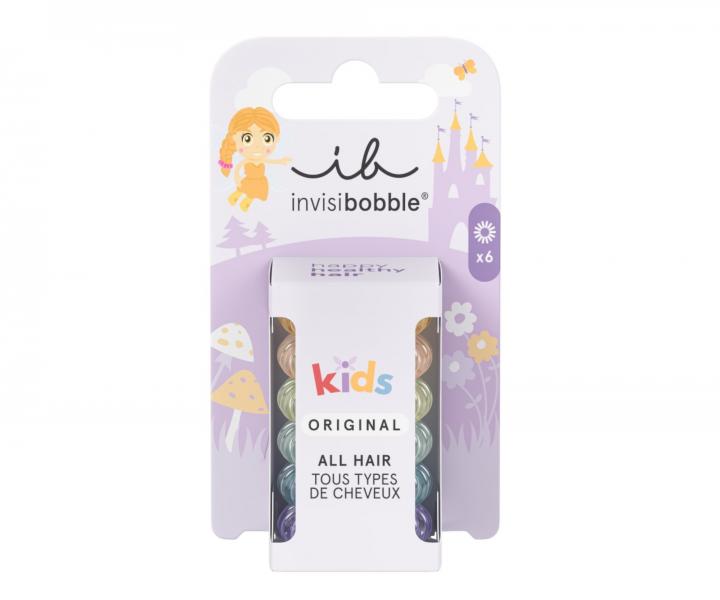 Dětská sada ozdobných spirálových gumiček Invisibobble KIDS Original Take Me to Candyland - 6 ks