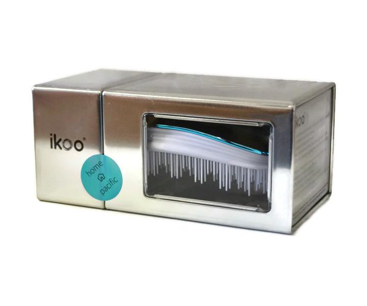 Kart�� na vlasy Ikoo Home Metallic Pacific - b�lo-tyrkysov�
