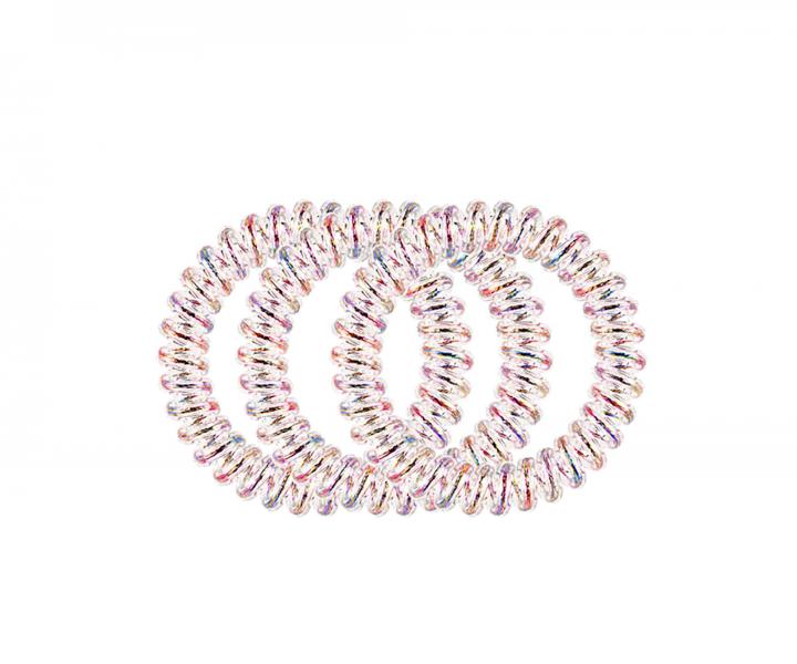 Tenké spirálové gumičky Invisibobble Slim Vanity Fairy - 3 ks