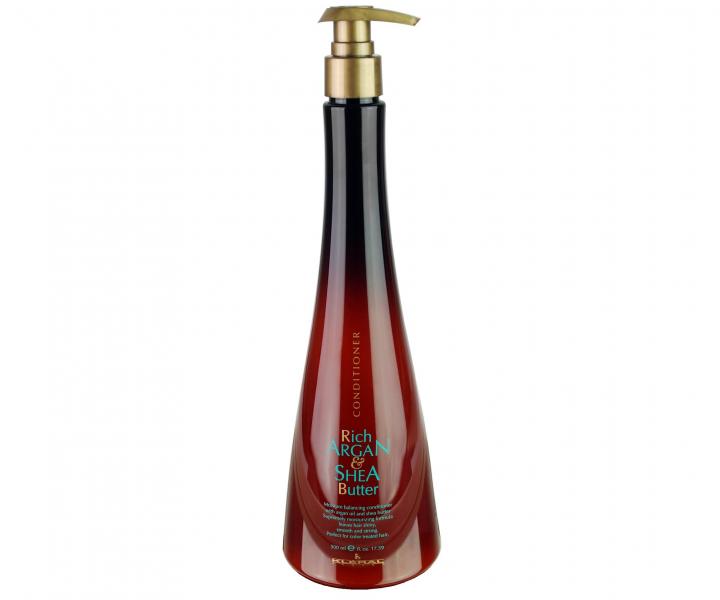 Dárková hydratační sada pro suché vlasy Kléral Rich Argan & Shea Butter