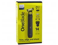 Holicí strojek na vousy a tělo Philips OneBlade Pro QP6541/15  - černý