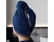 Turban na vlasy MaryBerry Full Moon - tmav modr se zlatm proukem